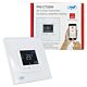 Termostato inteligente WiFi PNI CT26W para suelo radiante eléctrico o grupo de bombeo, sensor de suelo incluido, 10A, m