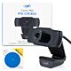 Paquete de webcam PNI CW1850 Full HD 1080P 2MP, USB, clip y Pad Blue adhesivo incluido
