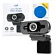Paquete de webcam PNI CW2860 Full HD 4MP, USB, Clip-on, Micrófono integrado y Sticky Pad Blue incluidos