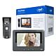 Videoportero PNI DF930 con 1 monitor, pantalla LCD de 7 pulgadas, 800x480, salida electromagnética yala, negro