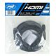 Cable HDMI PNI H1500 High-Speed ​​1.4V, plug-in, Ethernet, dorado, 15m