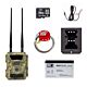 Kit de cámara de caza PNI Hunting 400C PRO 24MP, carcasa y tapa de seguridad, batería de 7,2 Ah y tarjeta de 32 Gb