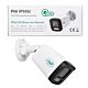 Cámara de videovigilancia PNI IP515J POE, bala de 5 MP, 2,8 mm, para uso exterior, audio bidireccional, color blanco Descripción de la foto