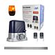 El kit de automatización de puertas PNI AP800D incluye un bastidor de motor de 4 m, fotocélulas, control remoto, lámpara, 230 V de desarrollo 1100 N y 8