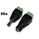 Juego de 50 conectores hembra/macho PNI M02 para sistemas de vigilancia
