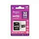 Tarjeta de memoria MicroSD PNI de 32 GB con adaptador SD