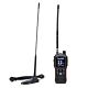PNI Escort HP 102 Estación de radio portátil multiestándar CB, 4W, 12V-24V, AM-FM con antena PNI Extra 45 CB con imán
