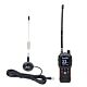 Paquete de estación de radio CB portátil multiestándar PNI Escort HP 102, 4W, 12V-24V, AM-FM con antena CB PNI ML29 con imán