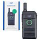 Estación de radio portátil PNI PMR R10 PRO, sin cargador, 446MHz, 0,5W, 16 canales programables, 16 tonos PMR y 50 CTCSS