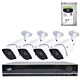 Paquete kit de videovigilancia AHD PNI House PTZ1300 Full HD - NVR y 4 cámaras exteriores 2MP full HD 1080P con HDD 1Tb incl