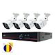 Kit de videovigilancia DVR de 5MP PNI House PTZ1500 - 4 cámaras y paquete de bandera Sticky Pad