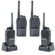 Kit de 4 emisoras de radio portátiles PNI