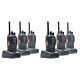 Kit de 6 estaciones de radio portátiles PNI PMR R40 PRO baterías, cargadores y auriculares incluidos