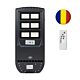 Paquete PNI SL220 200W Farola de Lámpara con Panel Solar Integrado + Bandera de Regalo para Sticky Pad