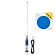 Paquete de antena CB Sirio SUPER 9 con mariposa, longitud 155 cm y Sticky Pad Azul incluido