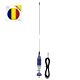 Paquete de antena CB Sirio SUPER 9 con mariposa, 155 cm de longitud y bandera adhesiva