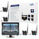 PNI TRK504 kit de videovigilancia inalámbrico para camión DVR con monitor LCD y 4 cámaras