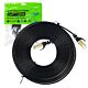 Cable de red plano CAT7 negro