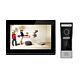 Videoportero inteligente PNI VP8373 con 1 monitor, pantalla táctil de 7 pulgadas 1080p, WiFi, aplicación móvil Tuya, IP65, ranura para coche