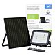 Reflector LED PNI GreenHouse WS50 50W con panel solar, batería de 6000mAh, mando a distancia, temporización y brillo regulables,